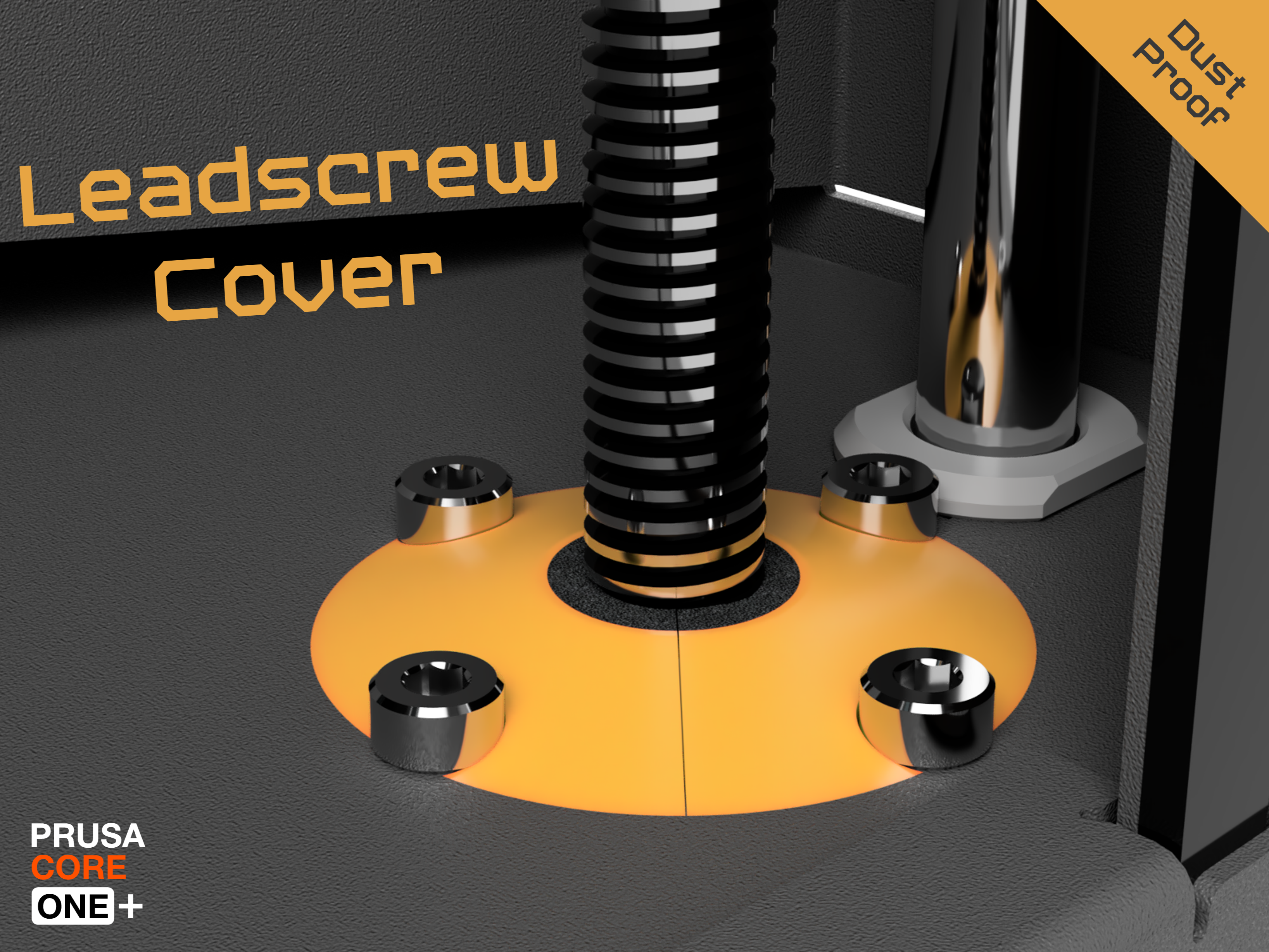 Core One Dust Proof Leadscrew Covers (Remix)