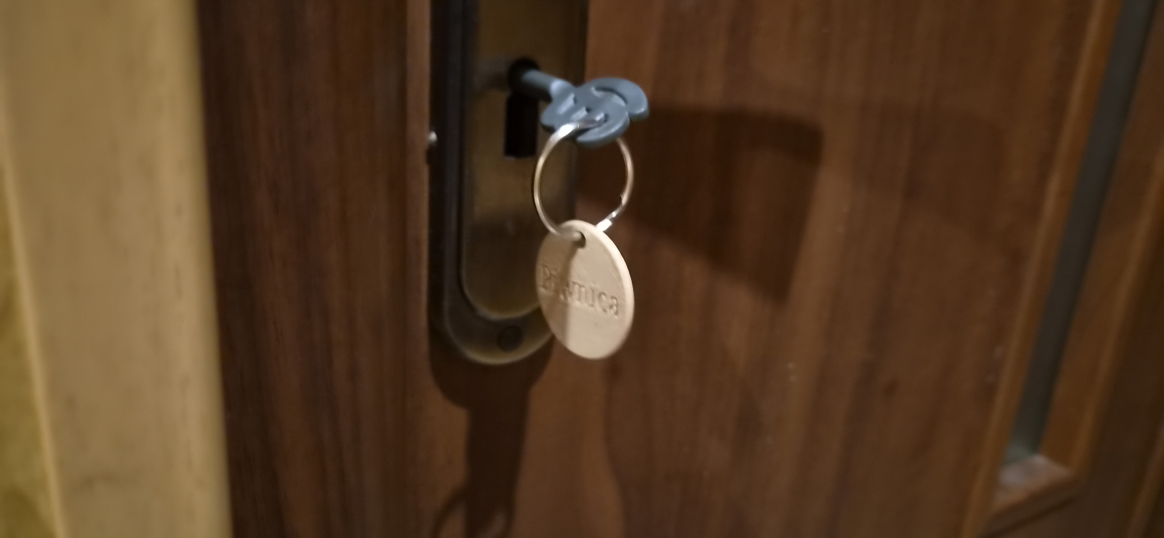 Customizable Keychain Tag for Keys (Add Text in Slicer)