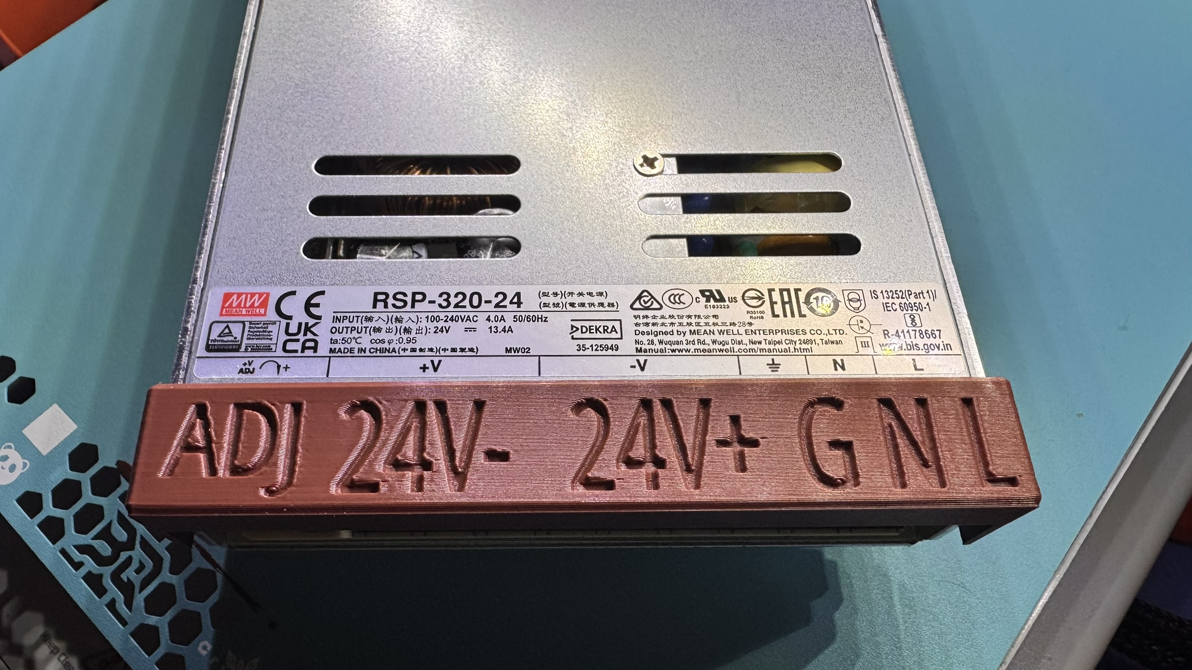 Meanwell LRS-350 and RSP-320 Terminal Protector