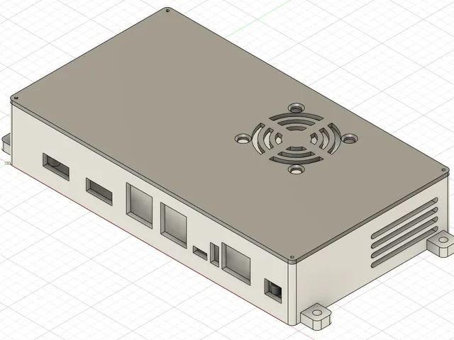 Waveshare CM4 IO Board w/ POE case with fan lid