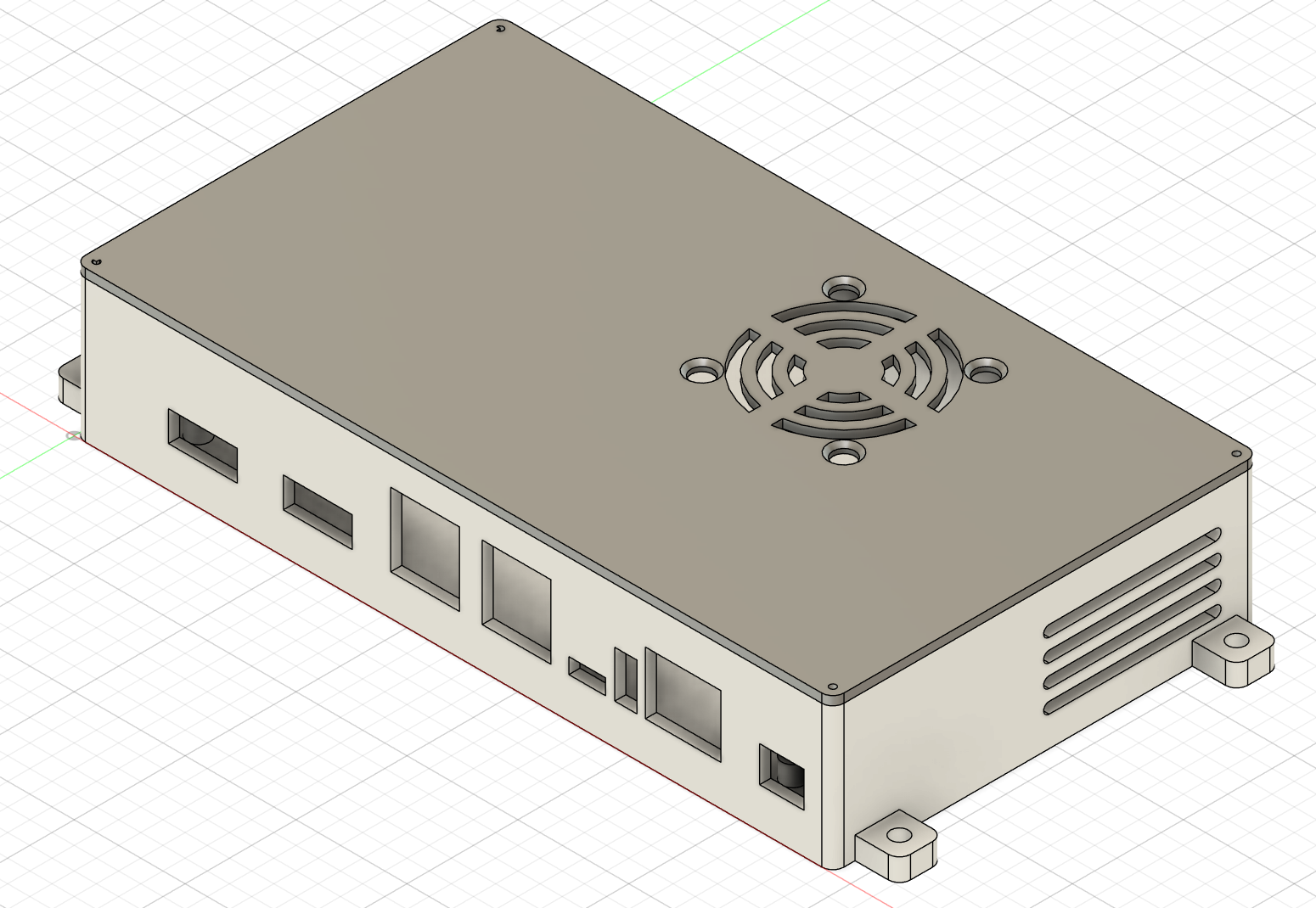 Waveshare CM4 IO Board w/ POE case with fan lid