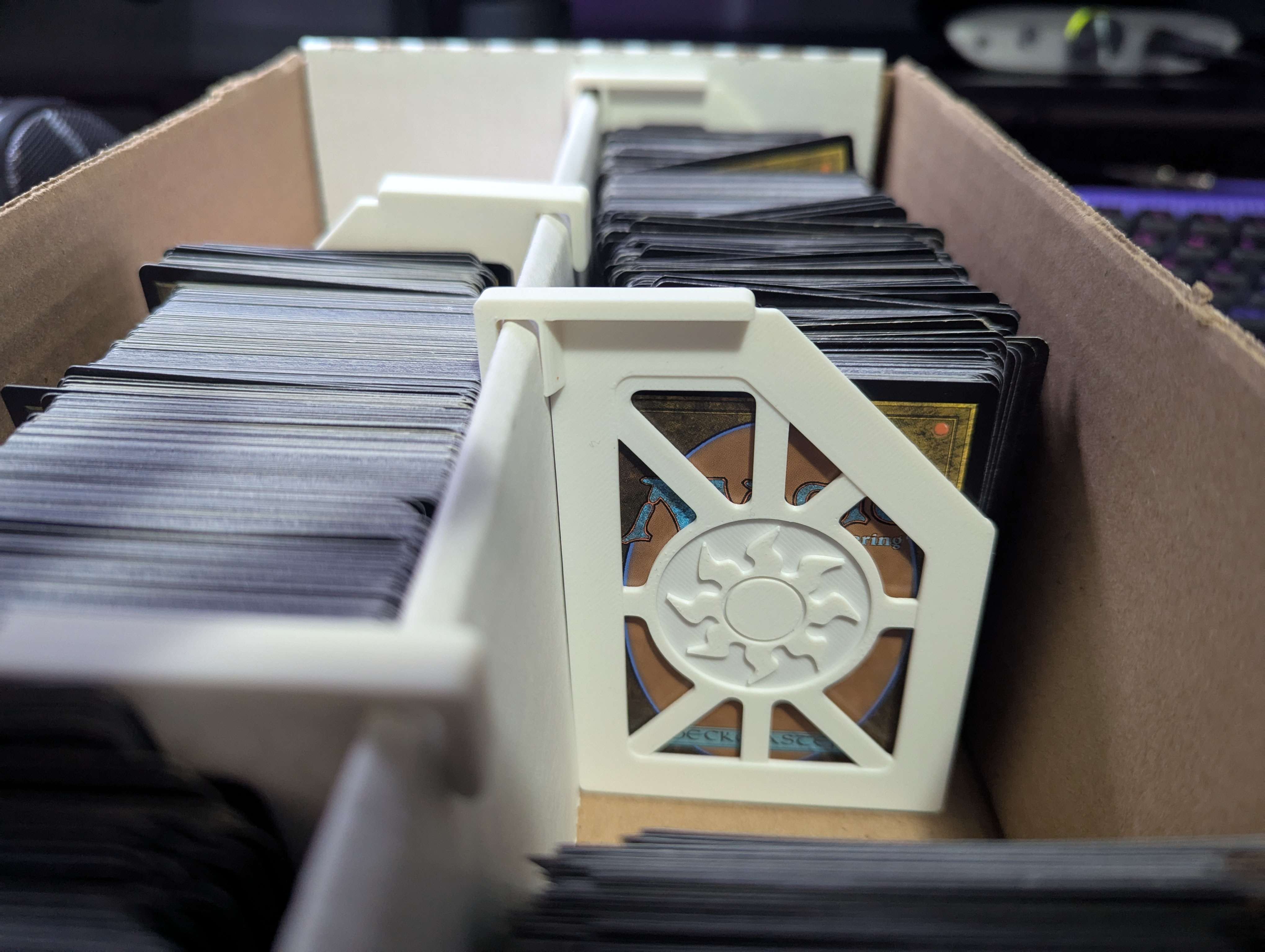 Collection Box / Card Box Dividers - MTG Themed