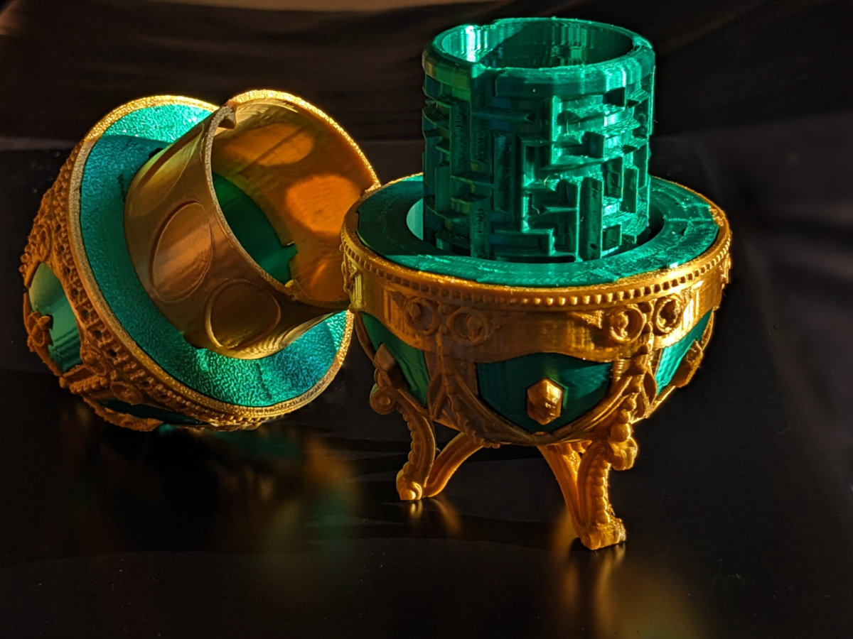 Art Deco Faberge Puzzle Egg (no mmu needed) — miniatura 2