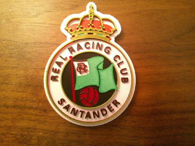 Real Racing Club Santander Logo Coaster or Plaque