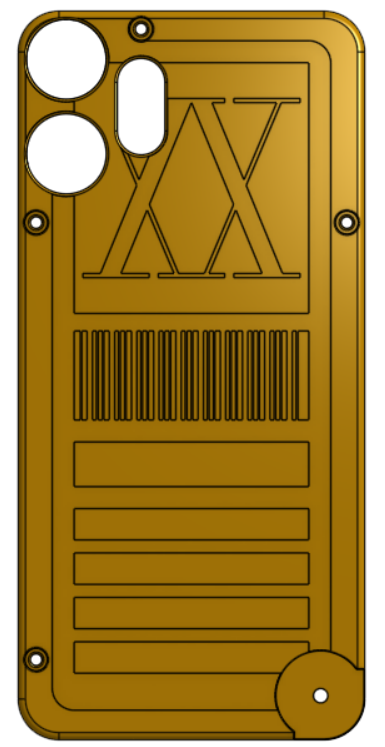 HxH Inspired Hunter License CMF Phone 2 Pro Cover 3D model thumbnail