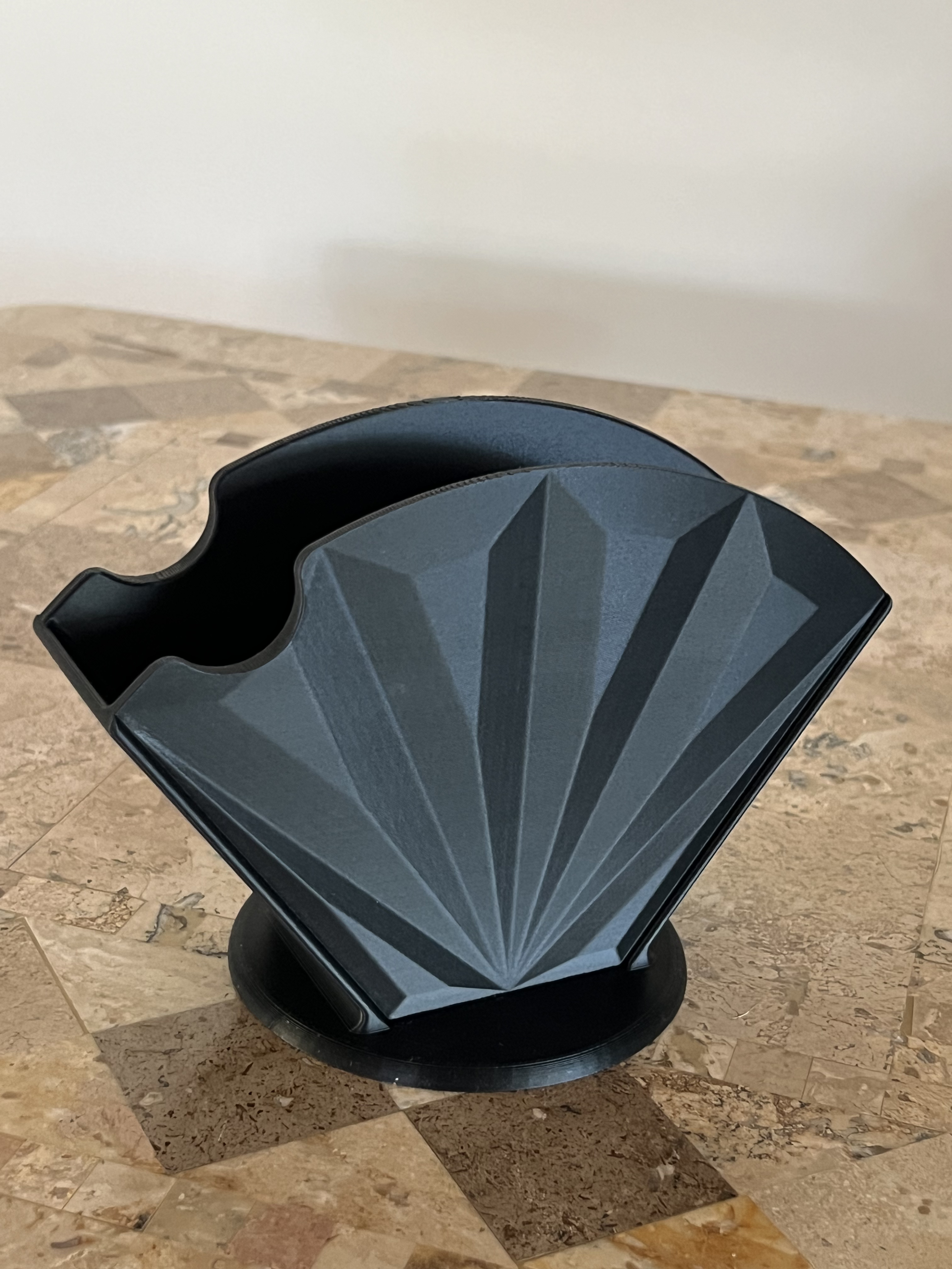 Miniatura 4 do modelo 3D Seashell Coffee Filter Holder #4
