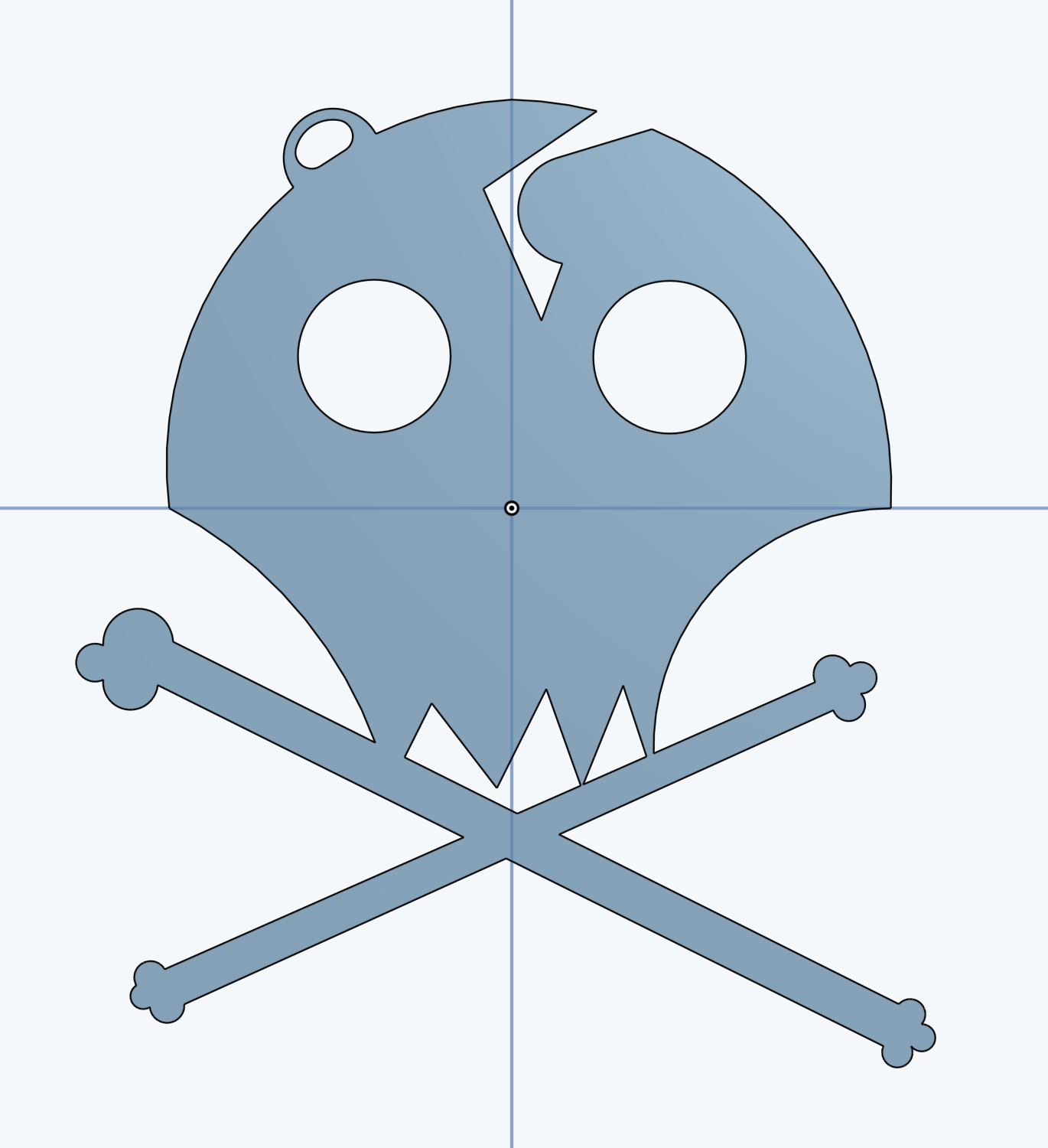 Death scull-pendant
