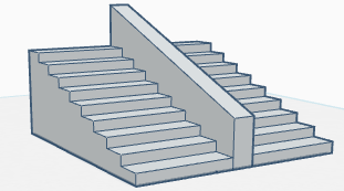 fingerboard nine stair center hubba/down ledge