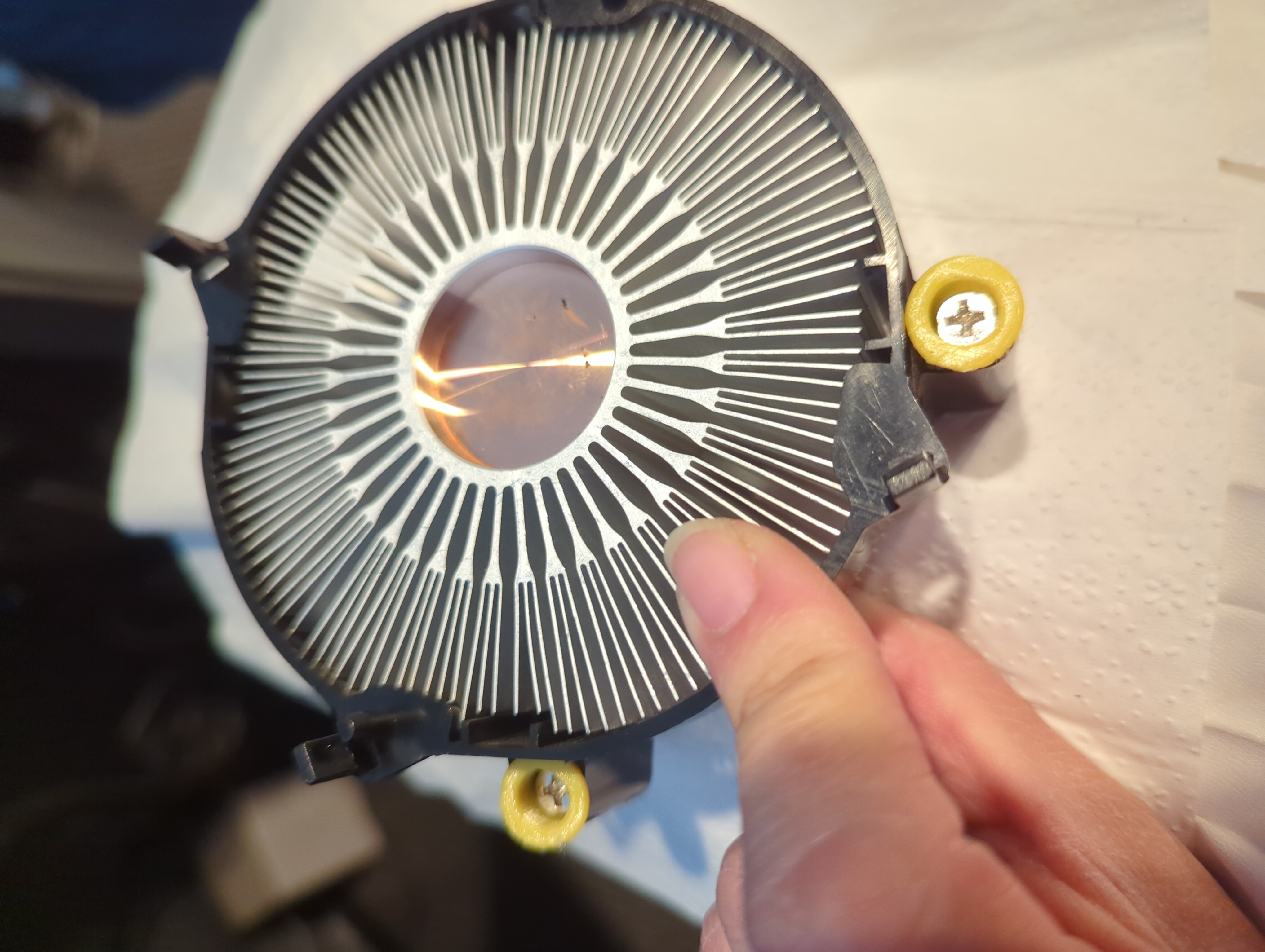 Dell Studio XPS CPU Fan Replacement Holes