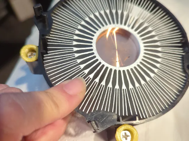 Dell Studio XPS CPU Fan Replacement Holes