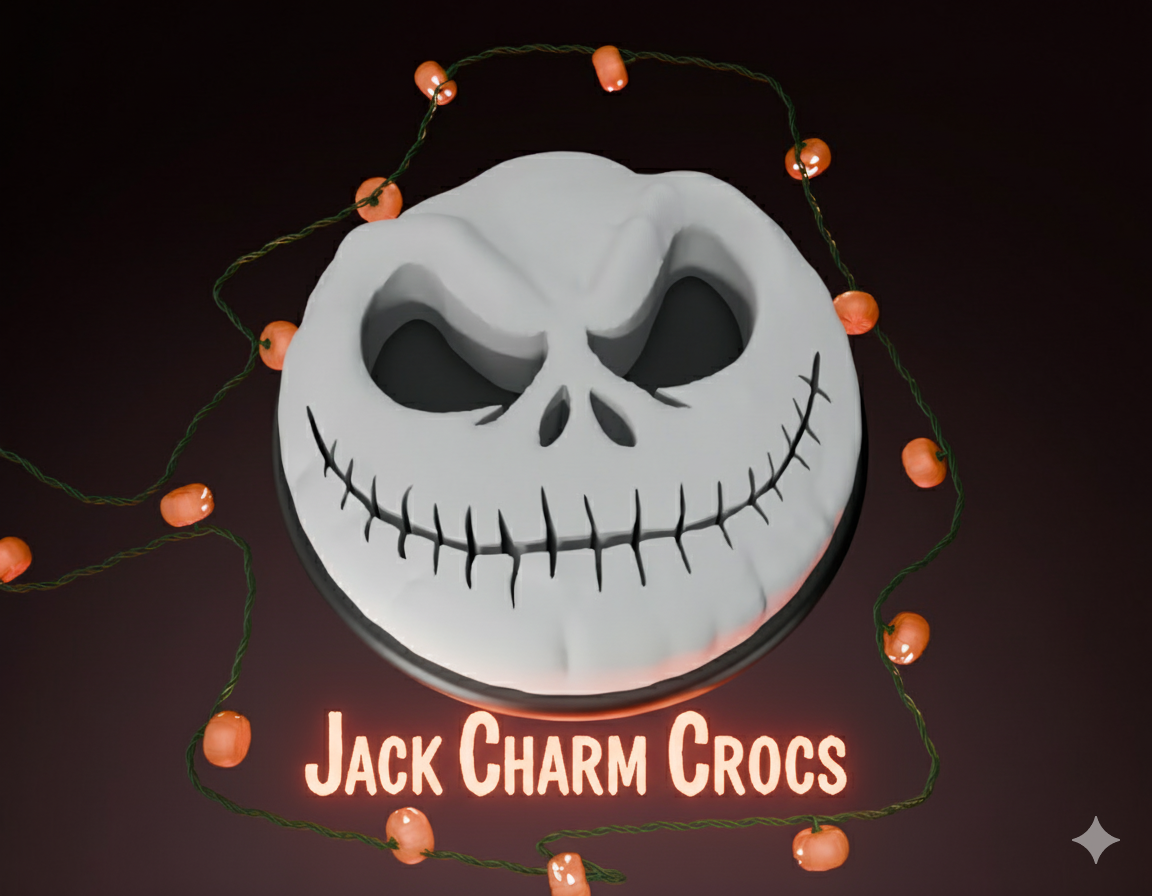 Jack Nightmare Charm Crocs (SpookyStep Collection)