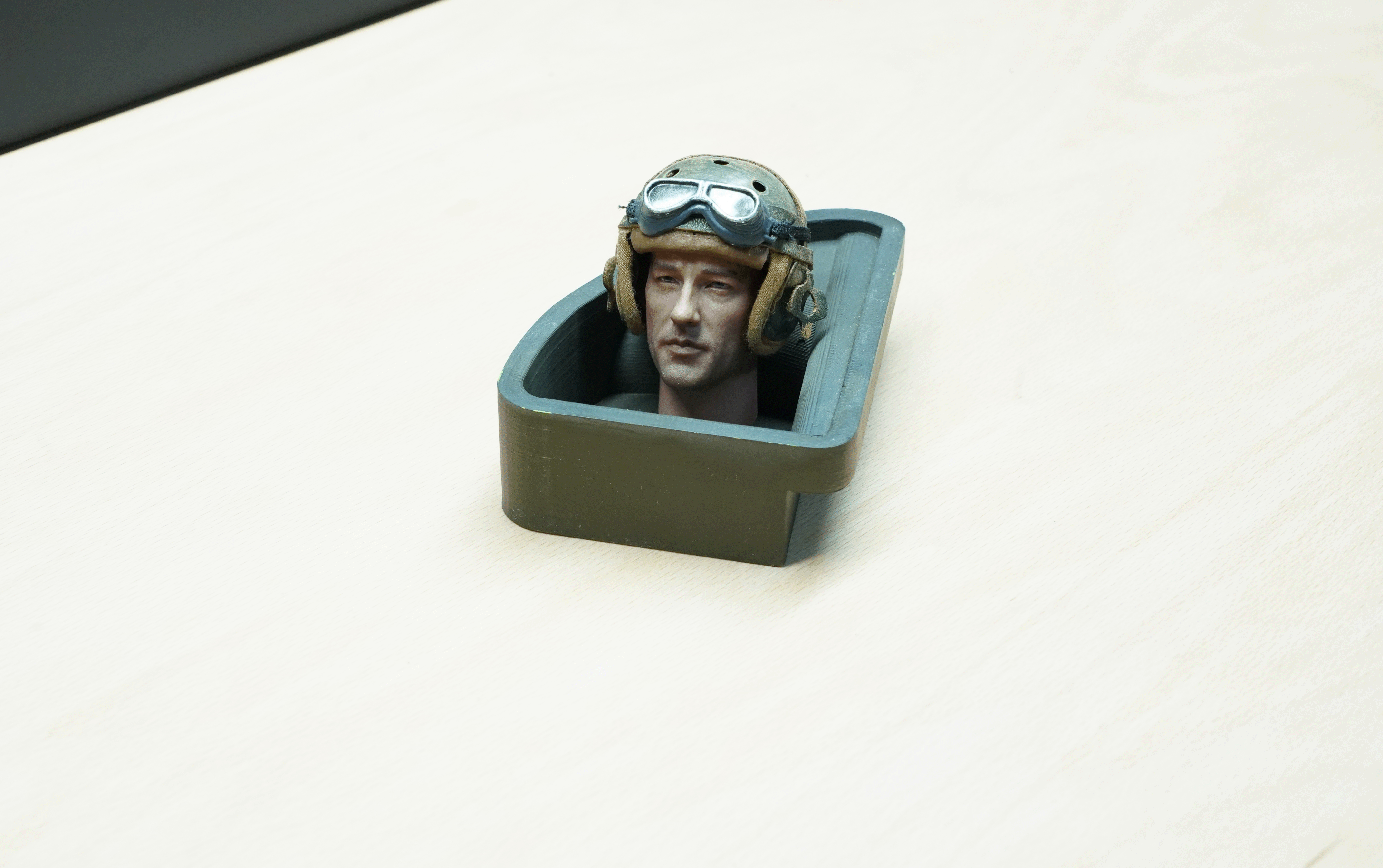 1/6 Driver head support - M26 Pershing Tank Armortek 3D model