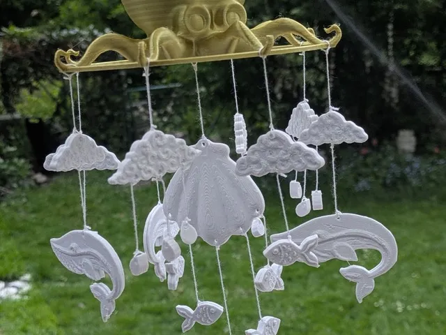 Ocotpus Sea theme Wind Chime / Mobile
