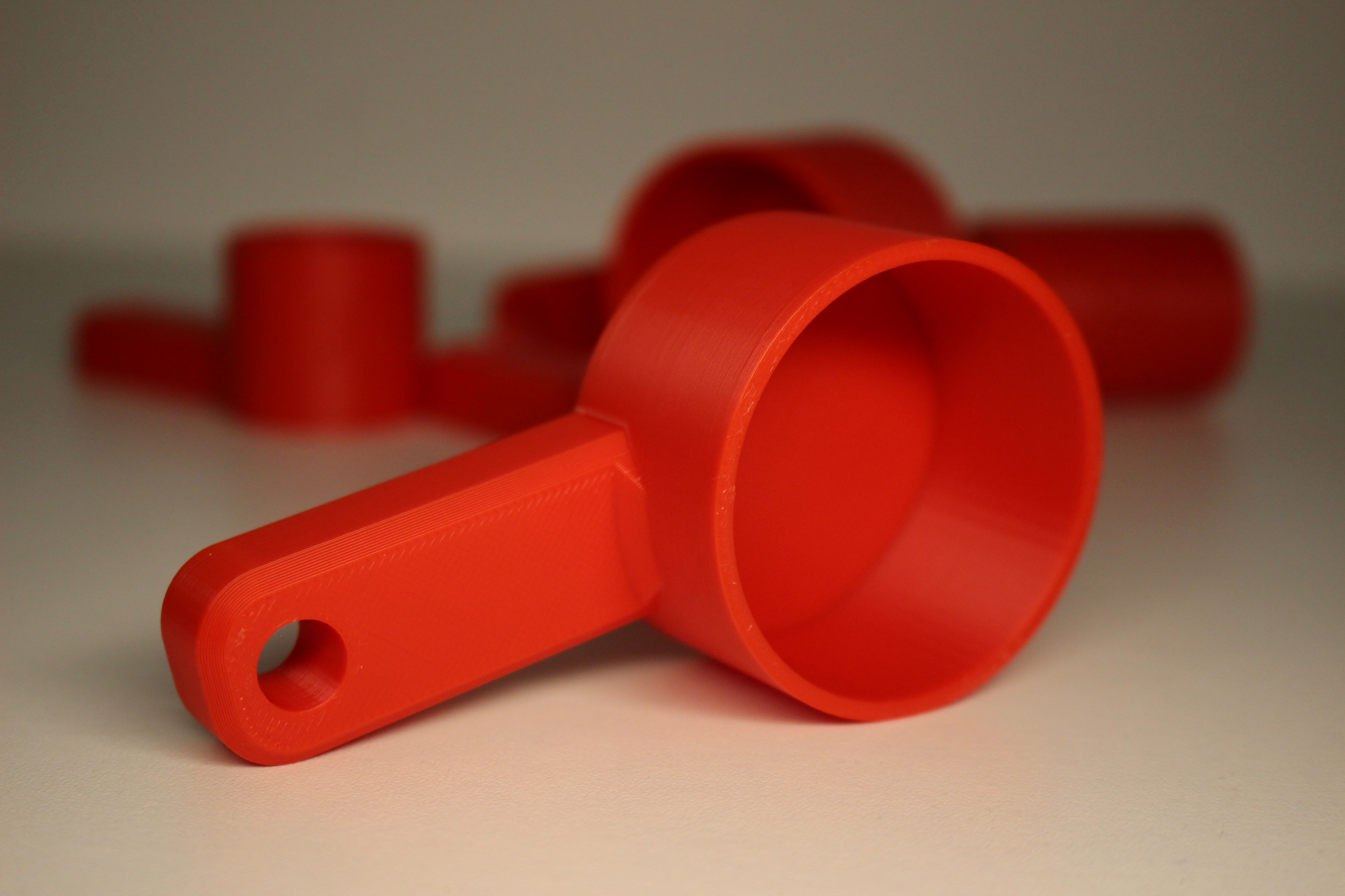 Miniatura 5 do modelo 3D Measuring Cups 10-50 ml