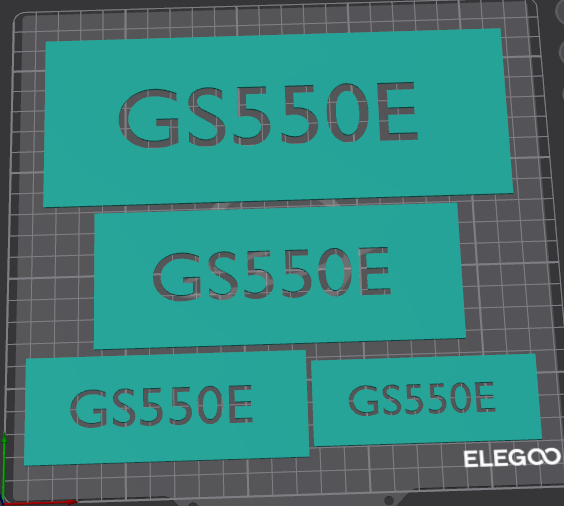 Suzuki GS550E stencil 3D model