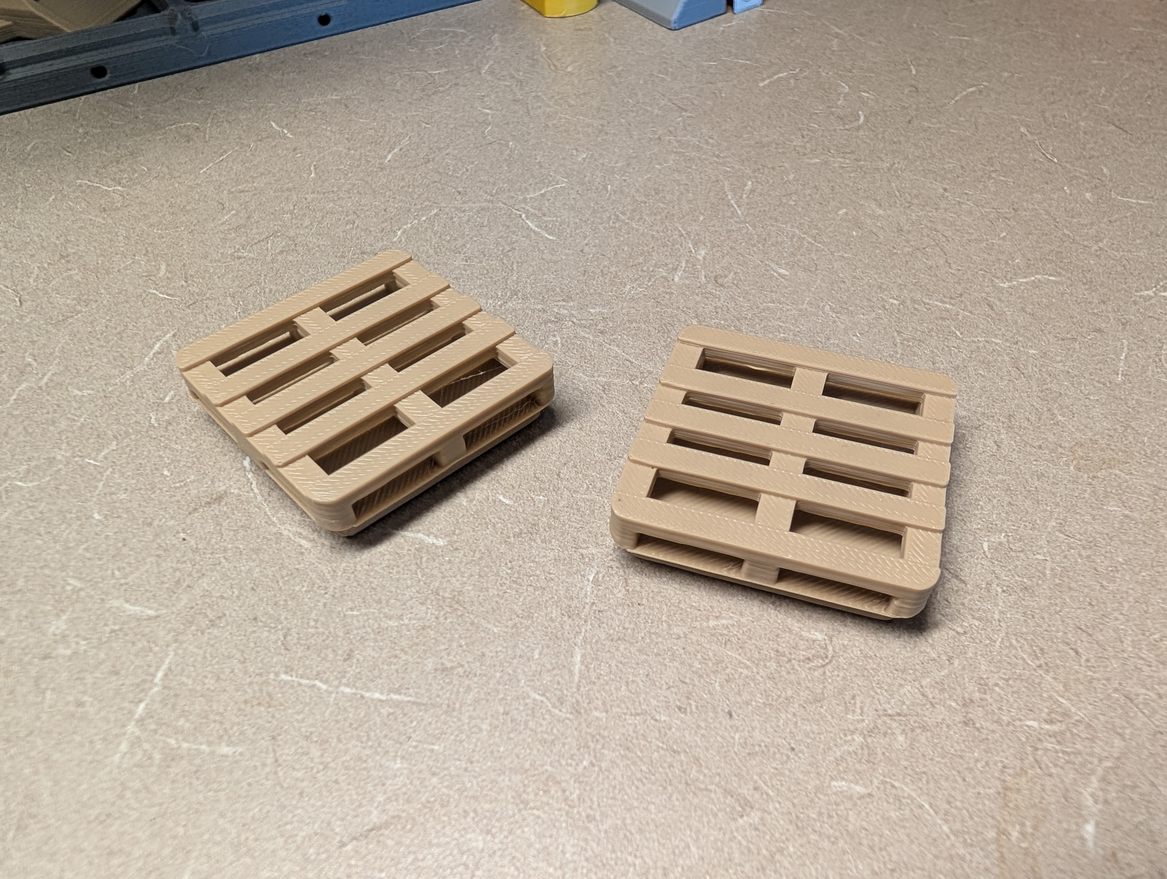 Gridfinity Pallet | Realistic Mini Industrial Pallet for Gridfinity Systems