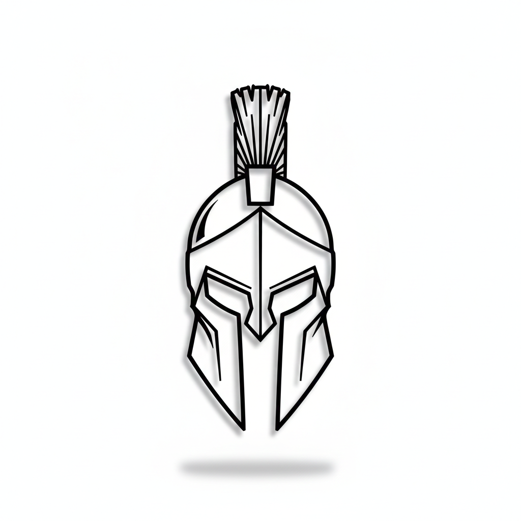 Universal Spartan Helmet wall decoration