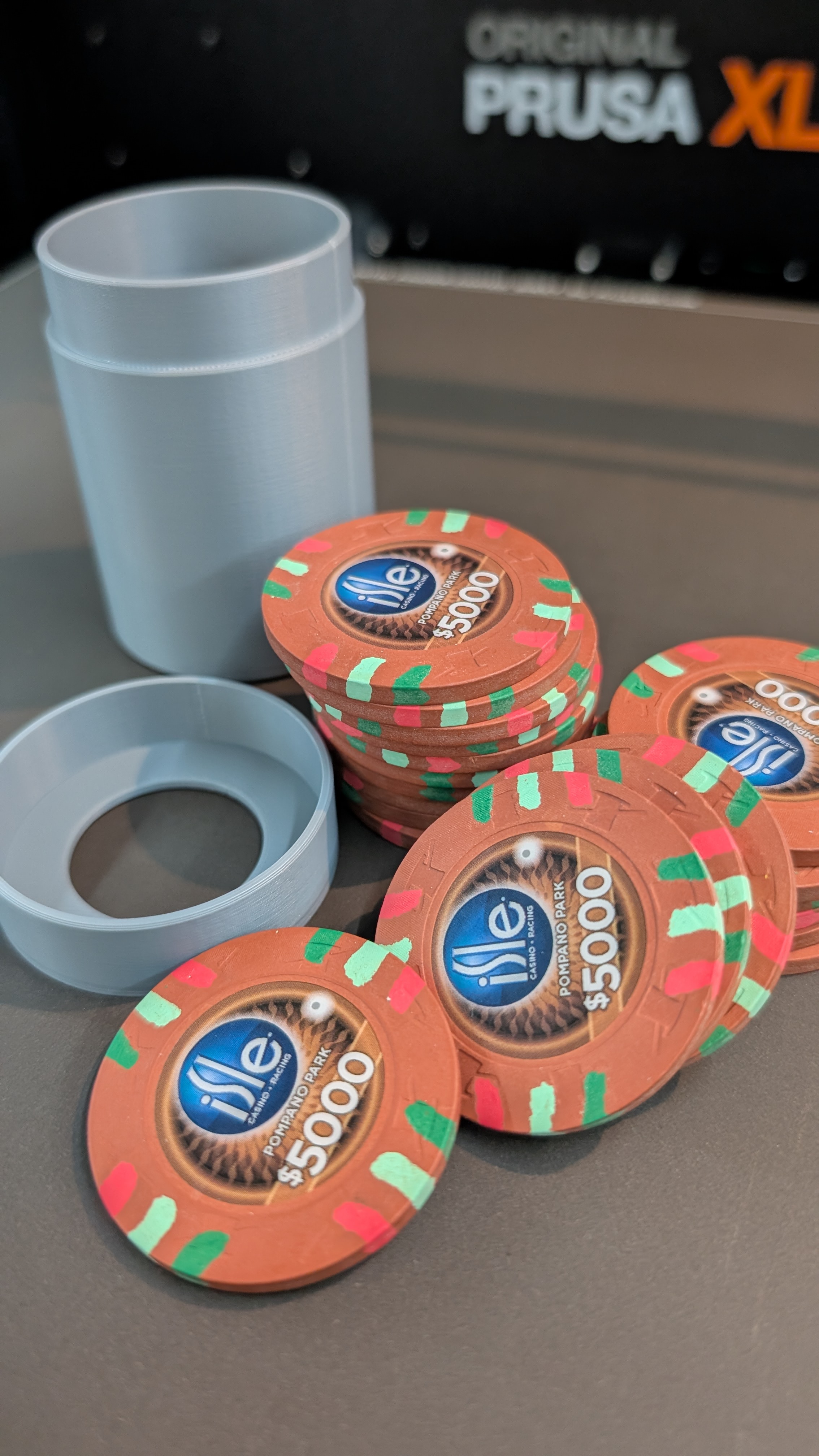 43mm "Chocolate Chip" Poker Chip Wallet