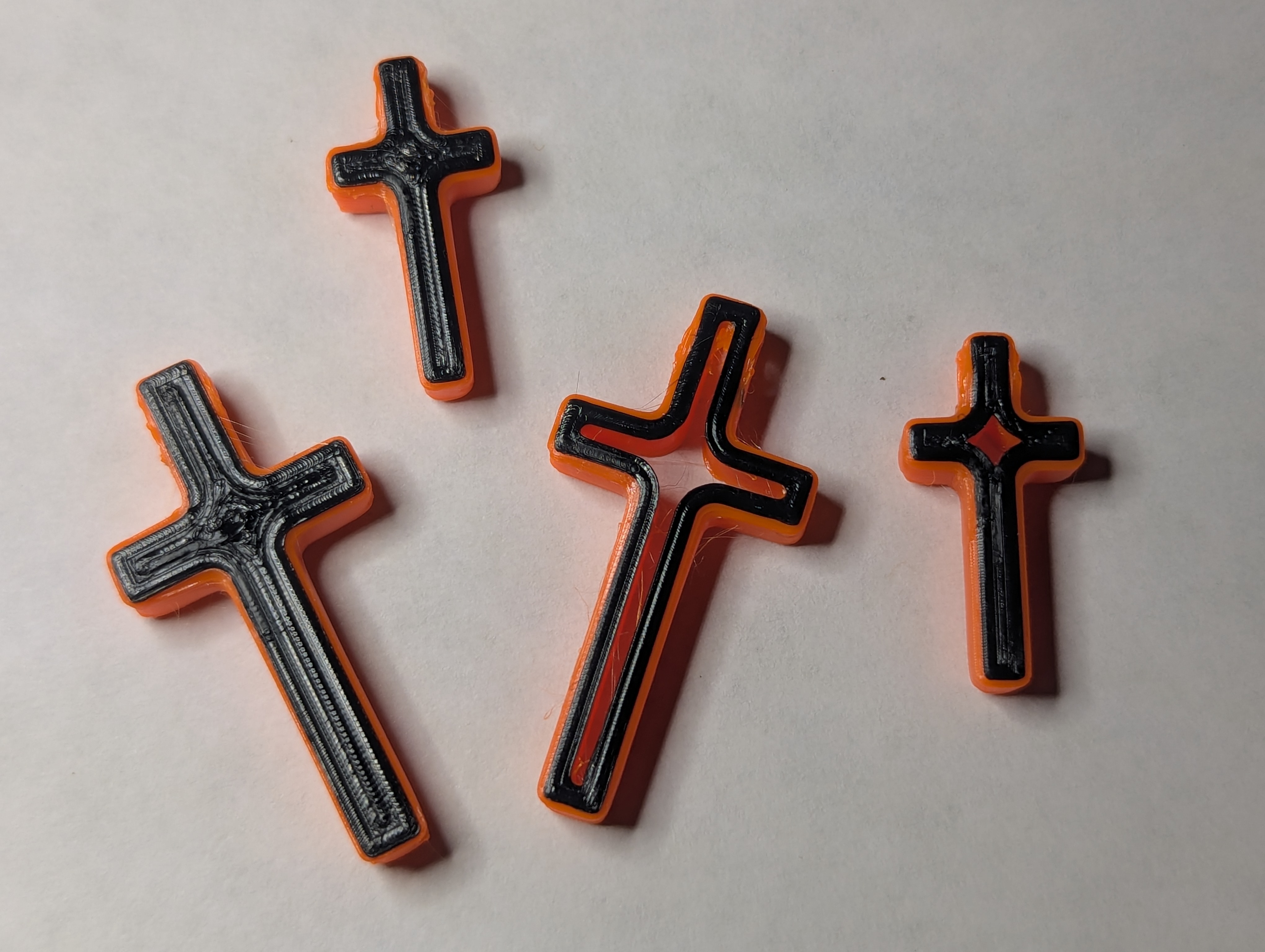 Small Simple Cross Necklace/Bracelet Ornament