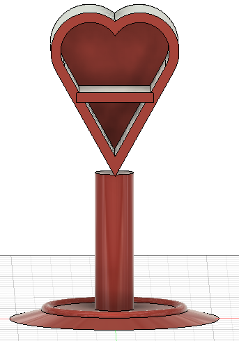 Heart Shelf For Loved Ones