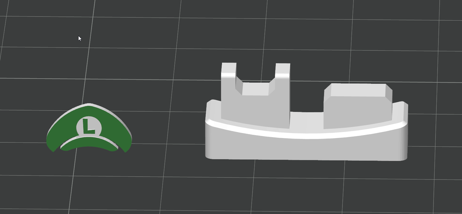 Plug and logo for Luigi power
