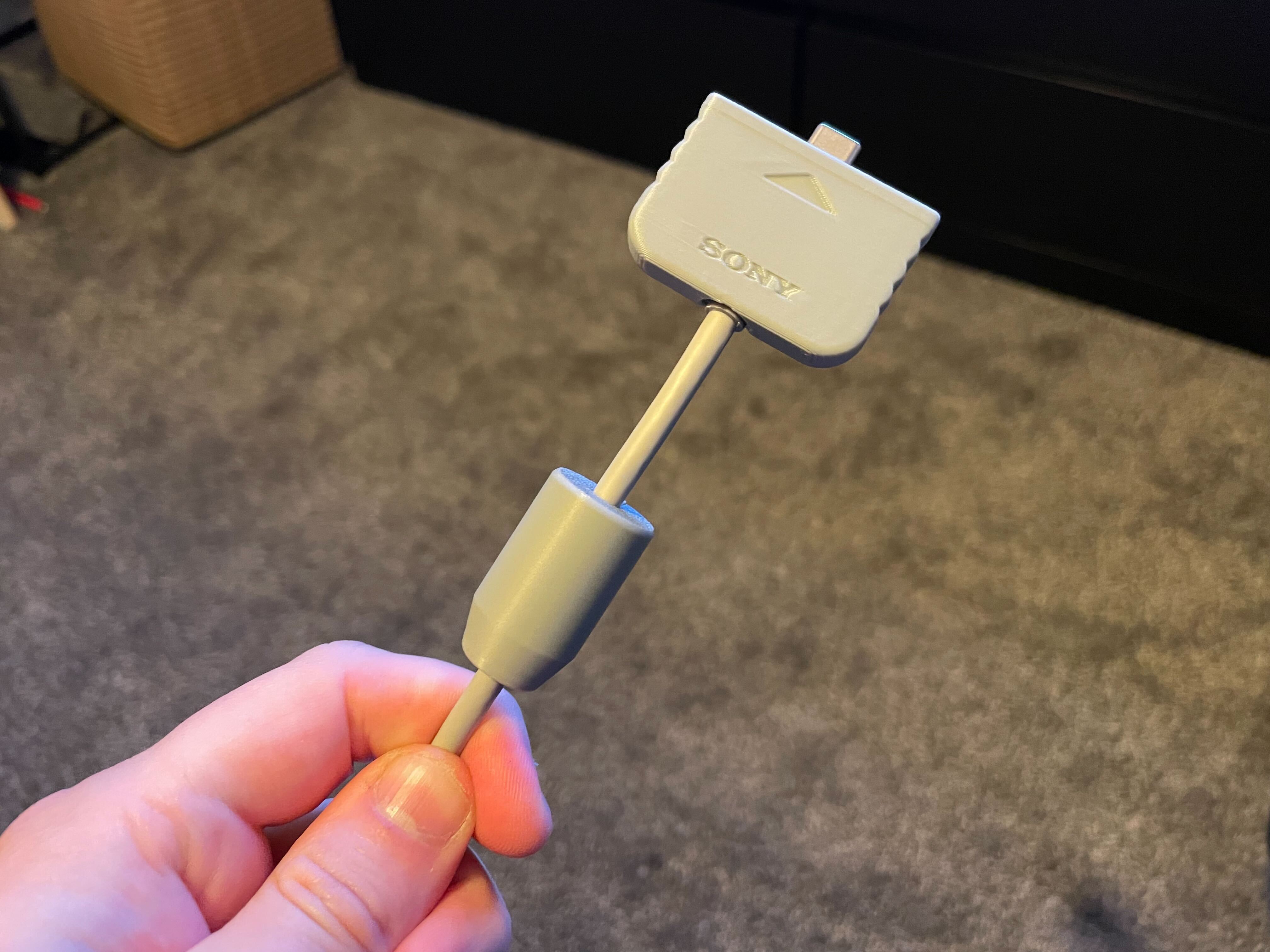 PS1 Style USB-C Cover for Goodmans Charge/Sync Cable