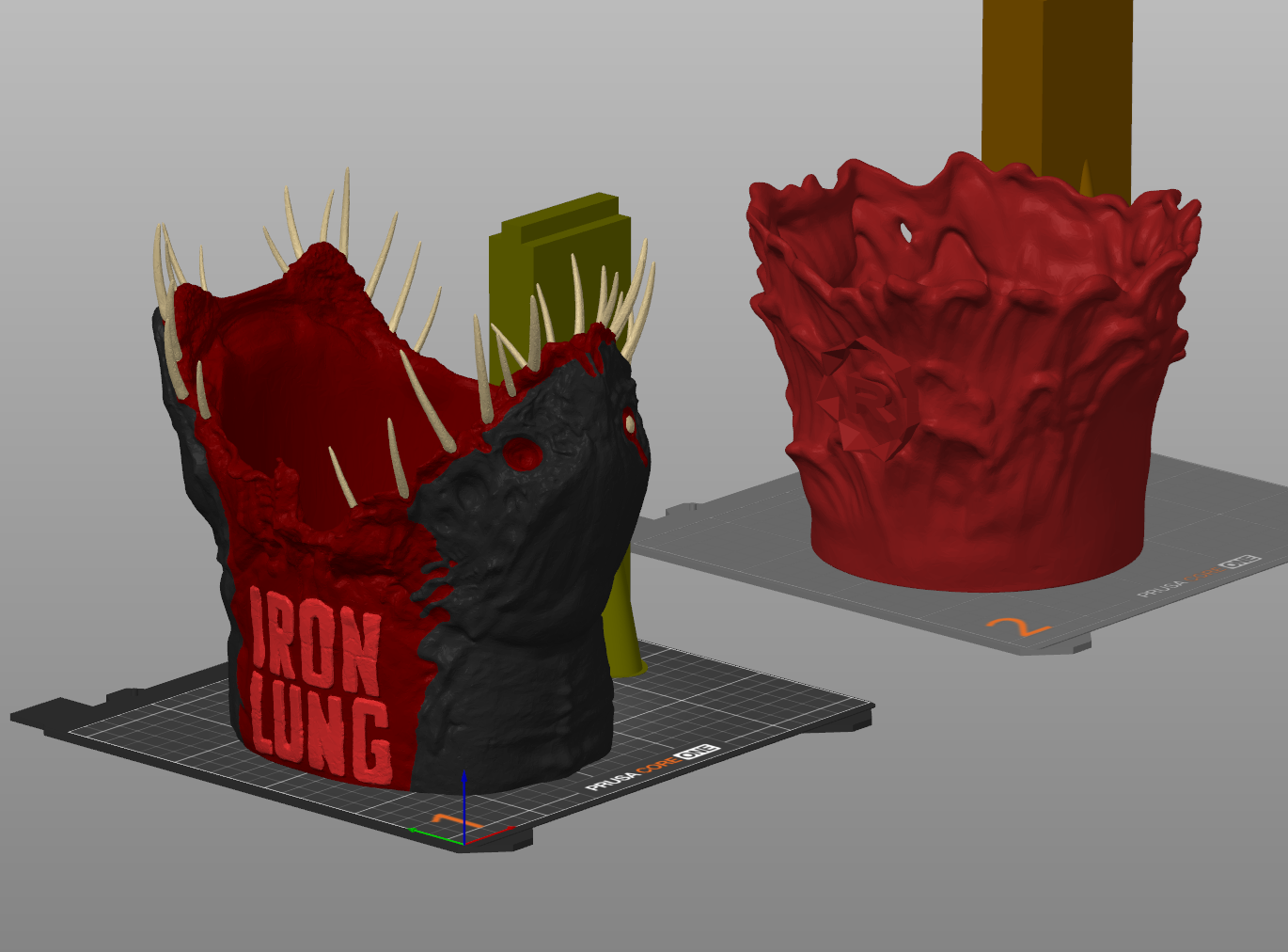 Regal & Markiplier - Iron Lung Blood Bucket Popcorn Container (MMU - Painted)