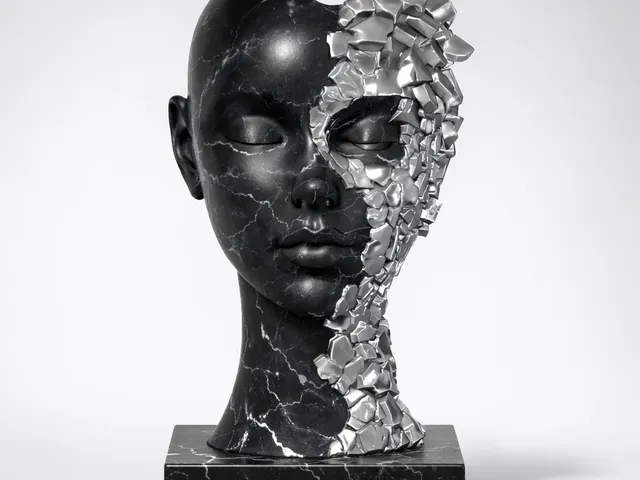 Abstract Face Sculpture