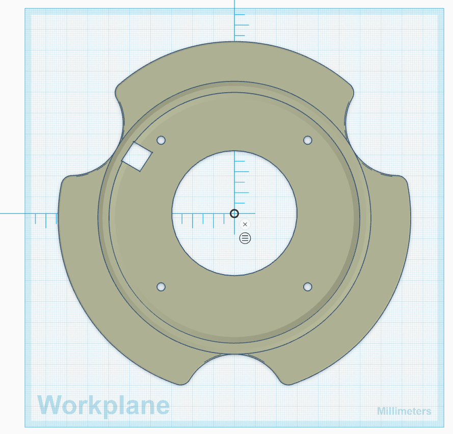 Main Mirror Cover for 150PDS with Noctua - NF-A8 FlX fan adaptation