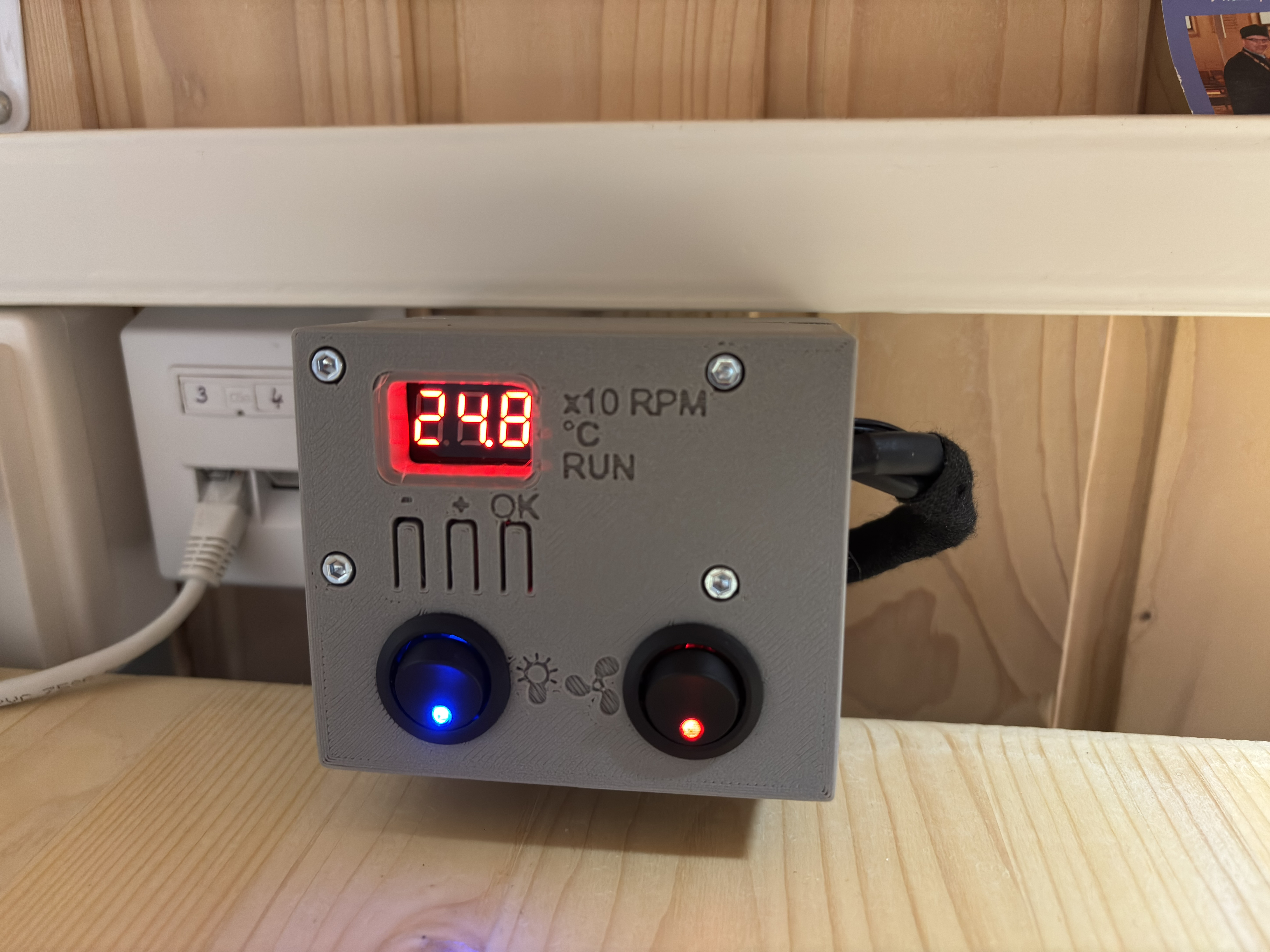 Enclosure control panel