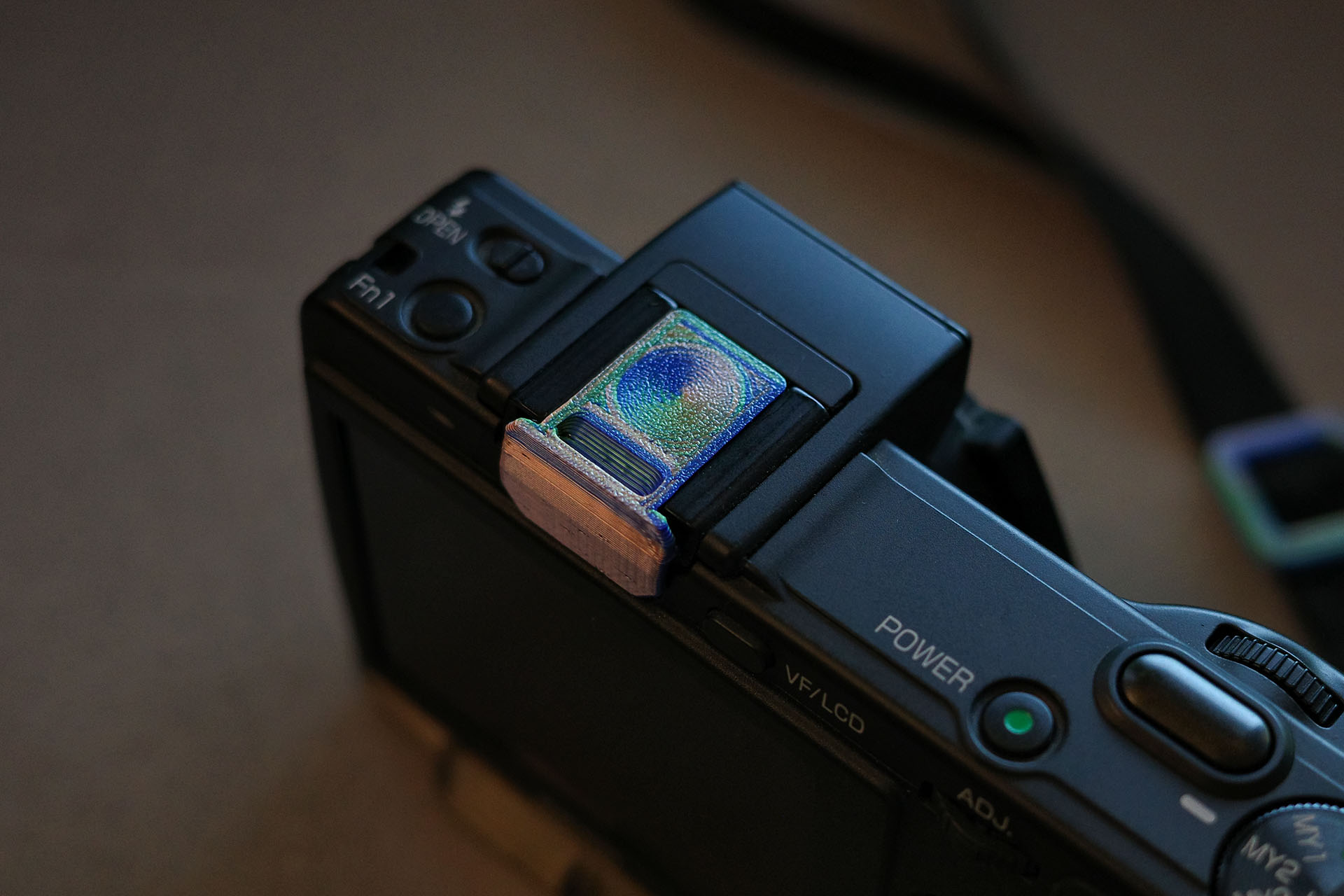 Print-Flat Hotshoe Cover for Ricoh GX100 & GX200