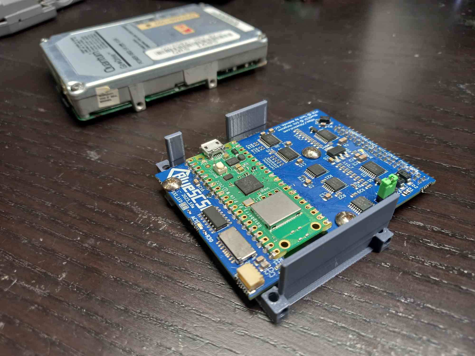 Powerbook 180c BlueSCSI V2 mounting Bracket