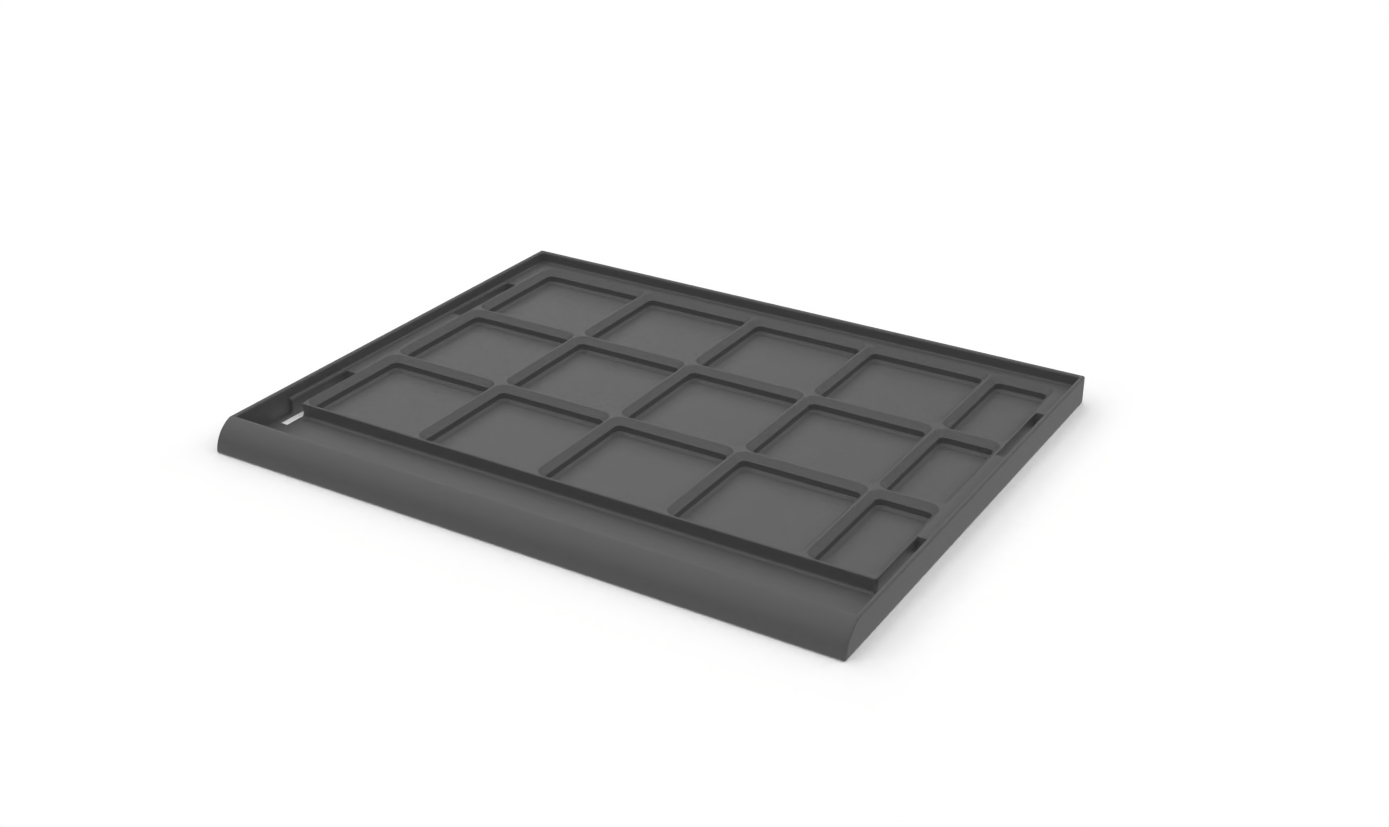 Stackable Shelf Organizer - Gridfinity top tray