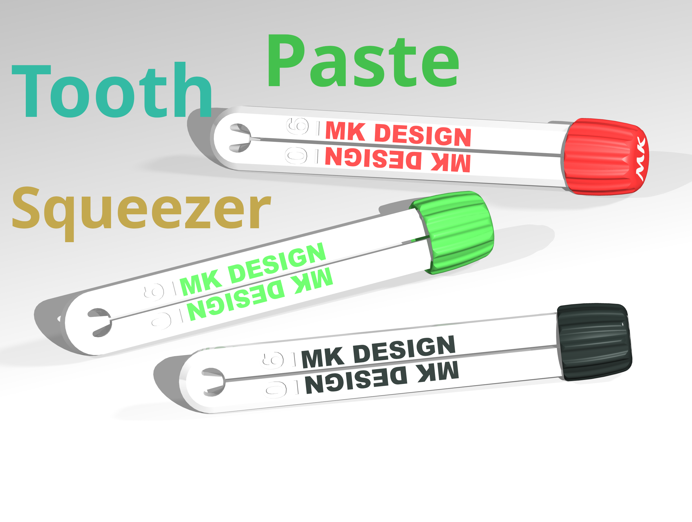 Miniatura 2 do modelo 3D Toothpaste squeezer adjustable