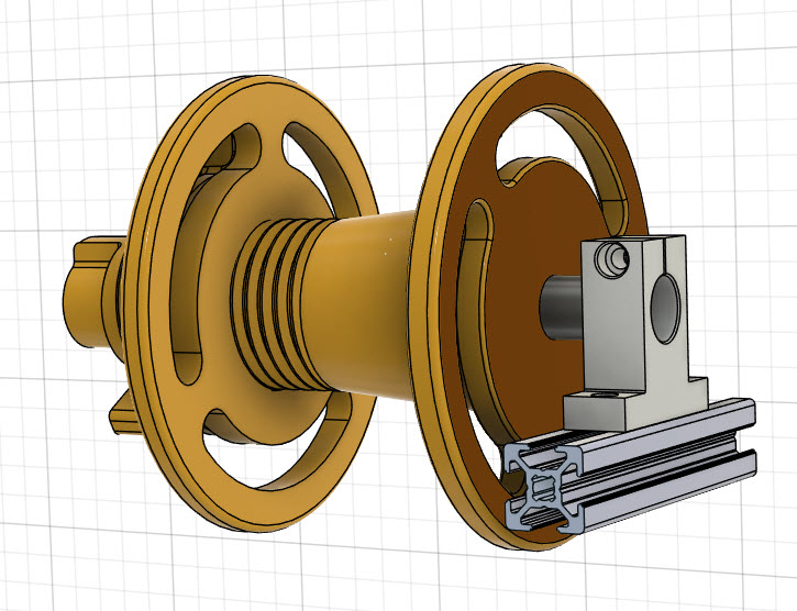 3D Printer filament spool holder
