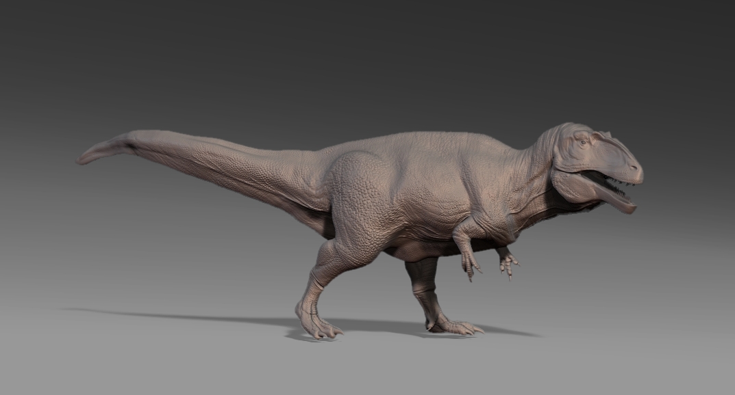 Charchardontosaurus alternate posing