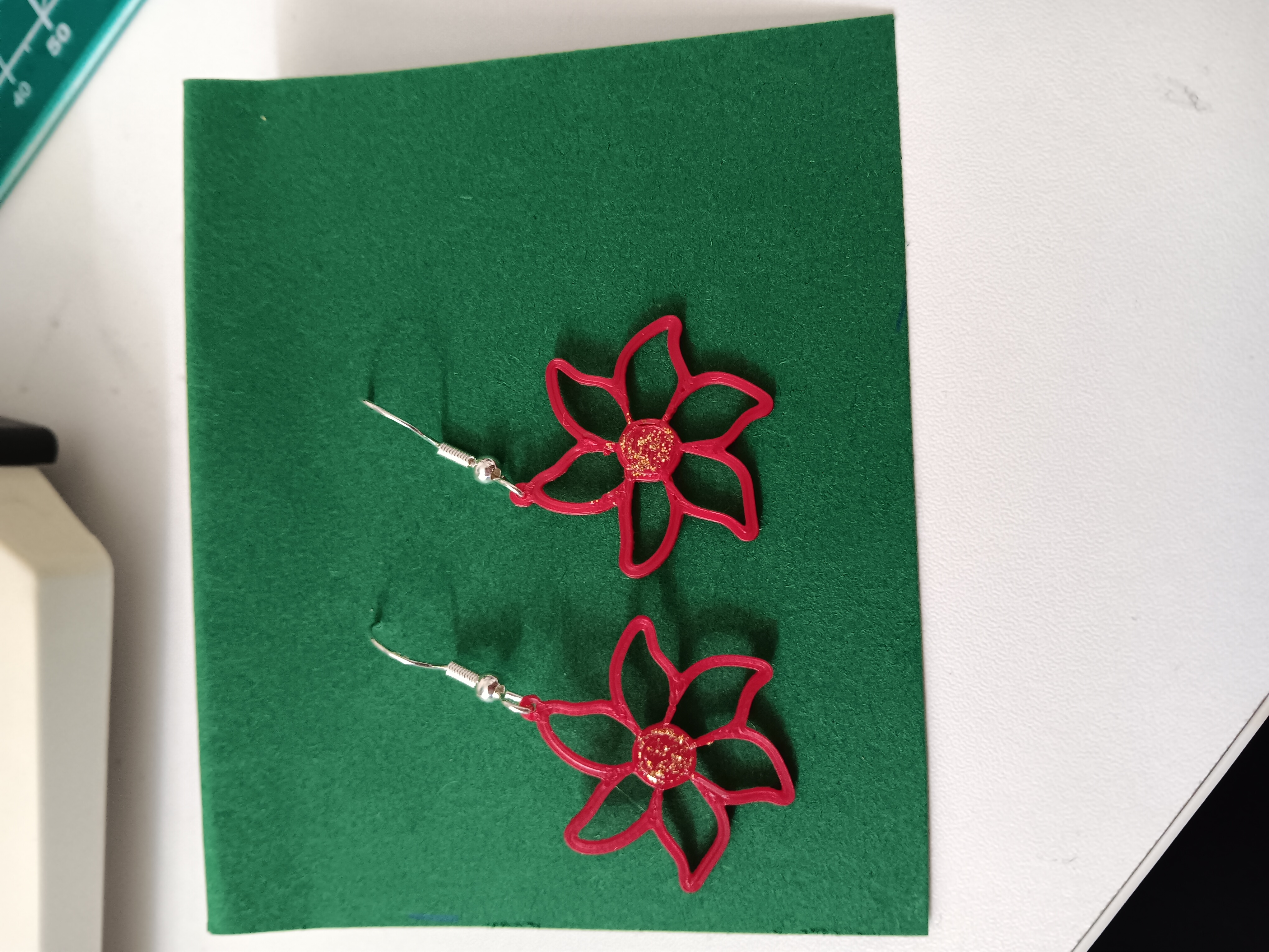 Flower earings