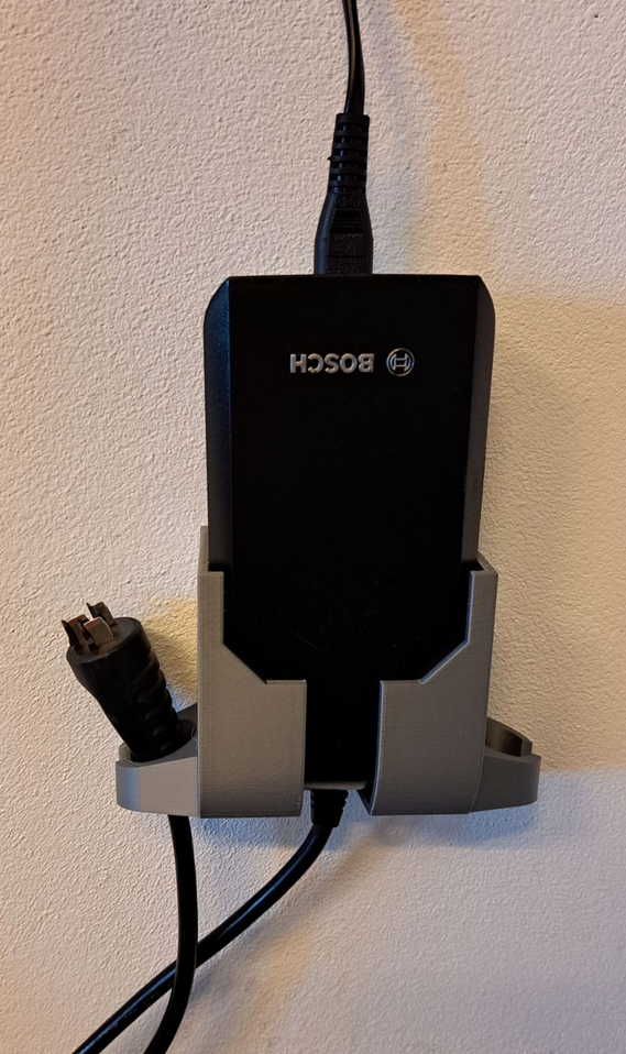 Wall mount for Bosch ebike Battery Charger 36-2 BCS230