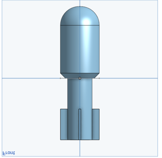 B4-4 Estes model rocket engine projectile