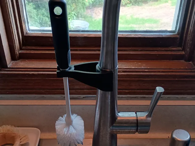 OXO Bottle Brush Kohler Faucet Hanger