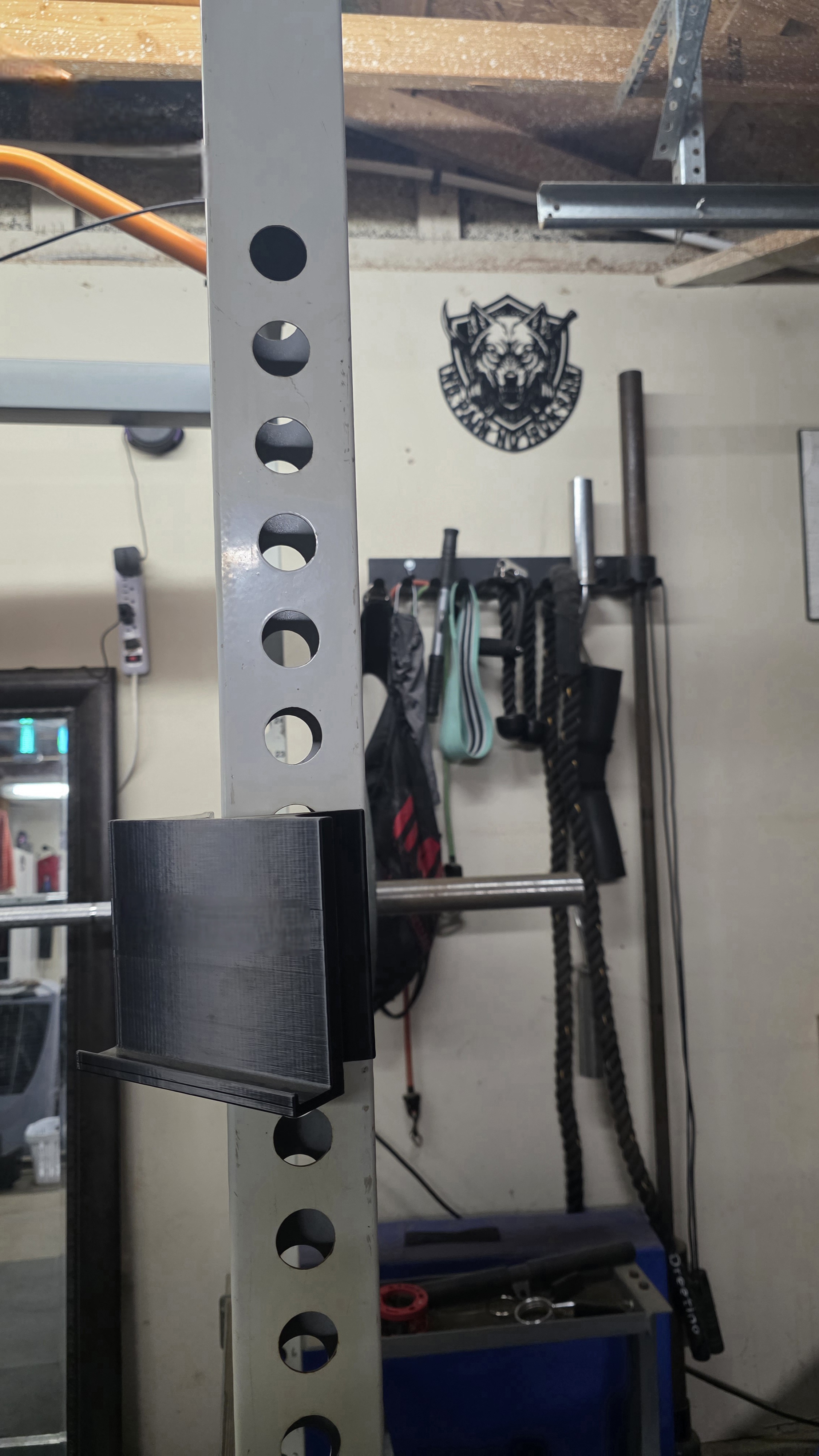 Gym Rack Phone Holder