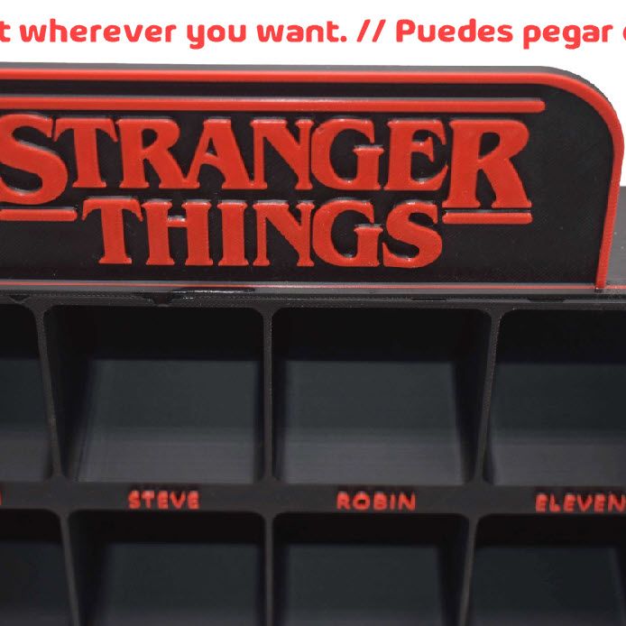 Stranger Things Kinder Joy Display Stand // Expositor Stranger Things ...