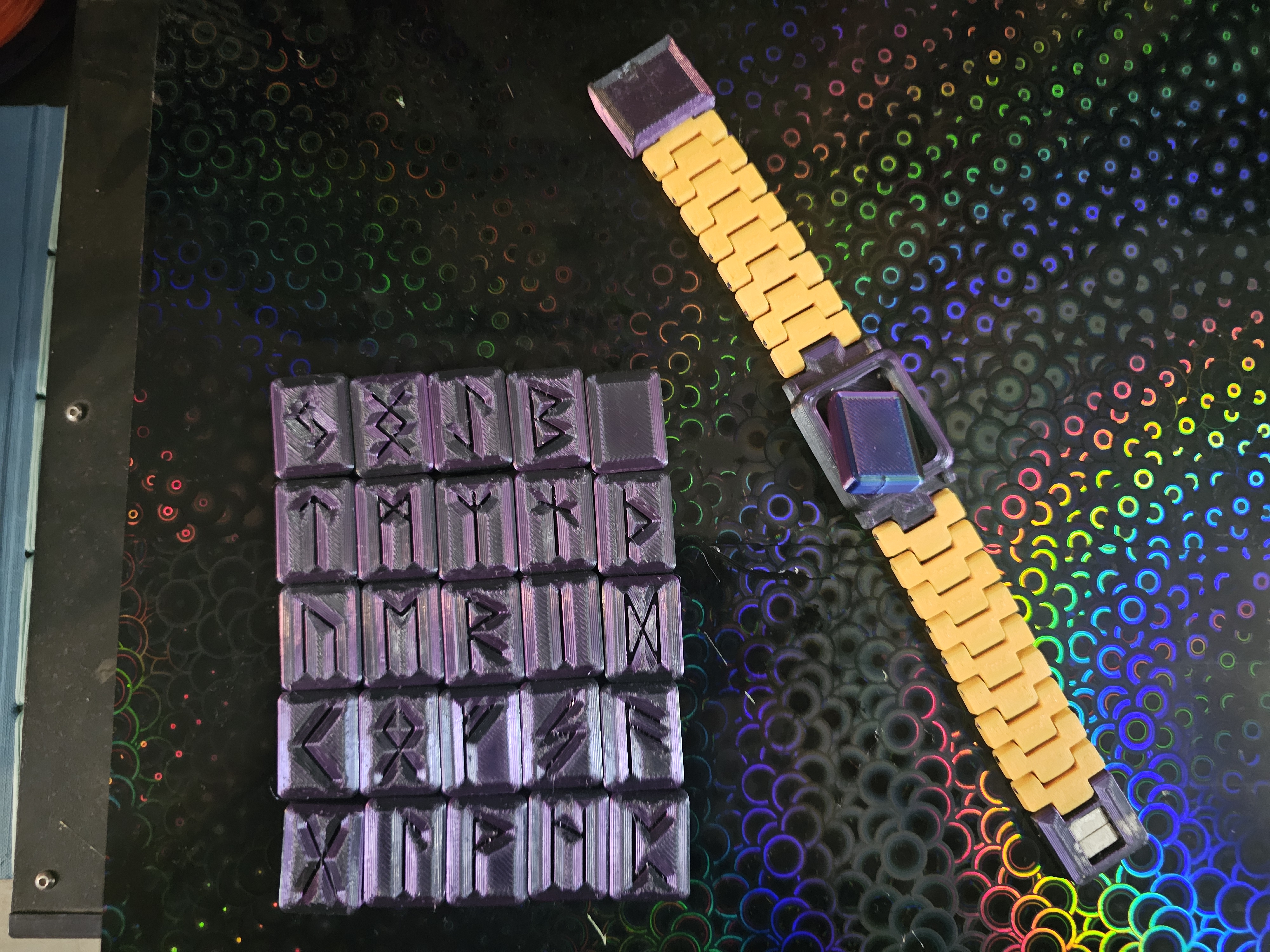 Watch band with blank insert 3D model