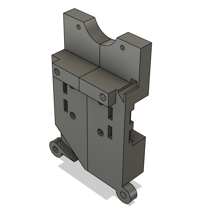 Micron mount for E3D PZ probe using Dragon Burner toolhead