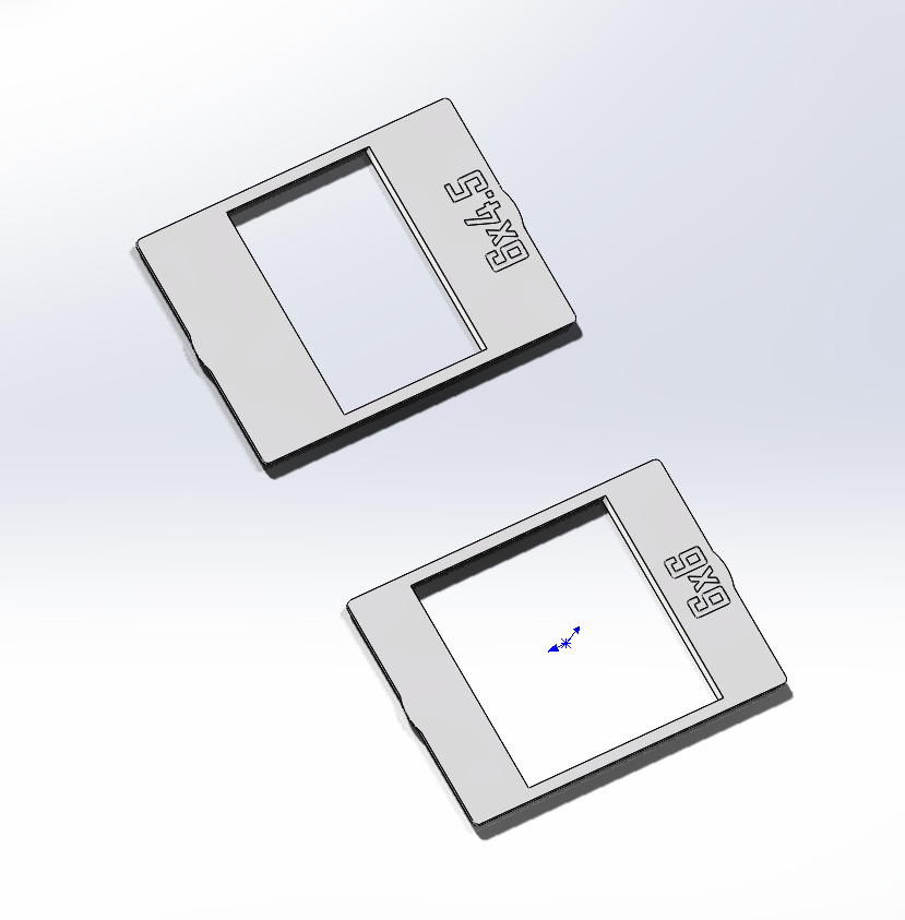 66 & 645 Mask for Mamiya Press Vario back