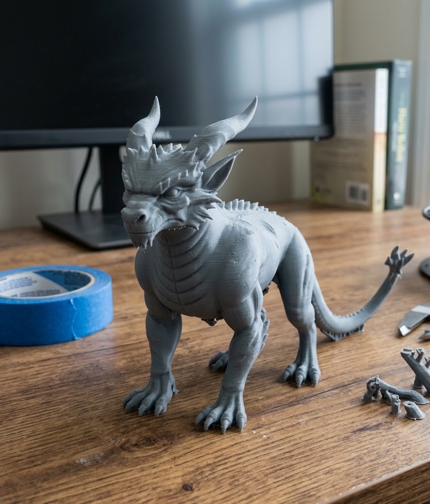 running dragon