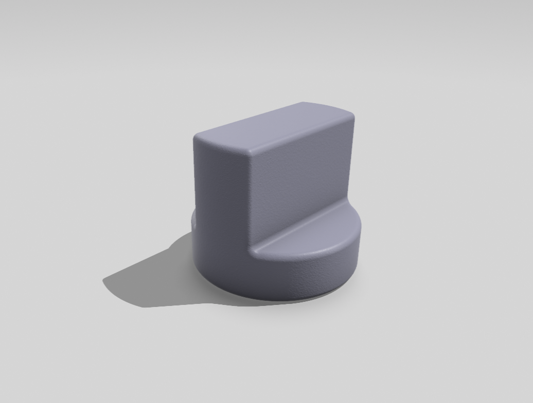 angle valve handle / páka rohového ventilu