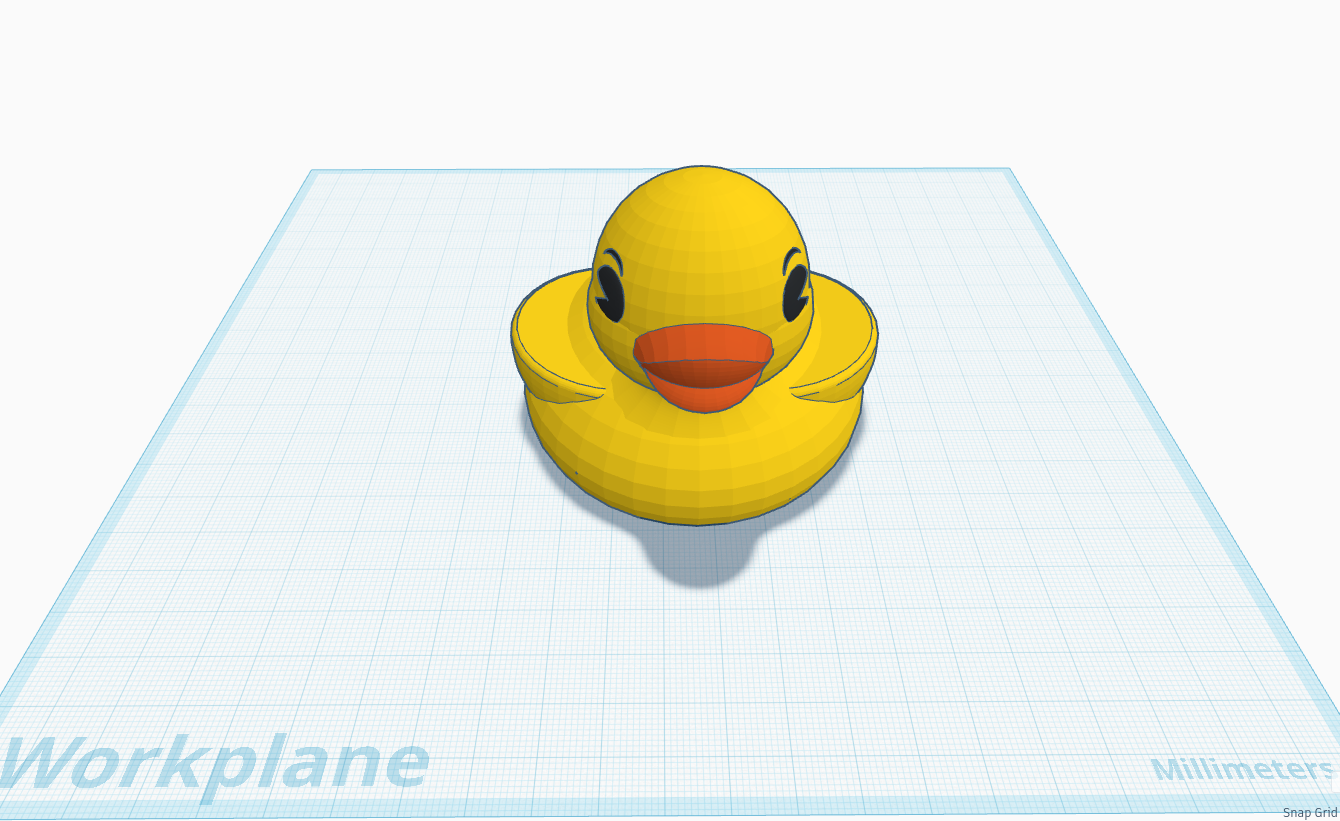 yet another rubber ducky (floats if printed on a low infill)