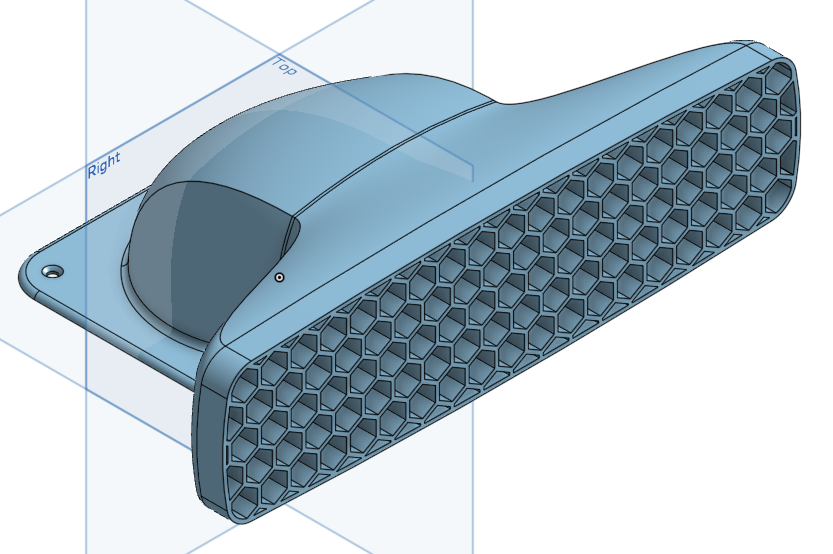 Qidi X-Max 3 Rectangle shaped exaust / Duct