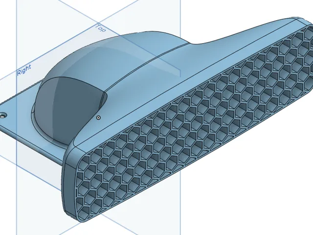 Qidi X-Max 3 Rectangle shaped exaust / Duct